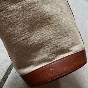 APC Canvas Bucket Bag